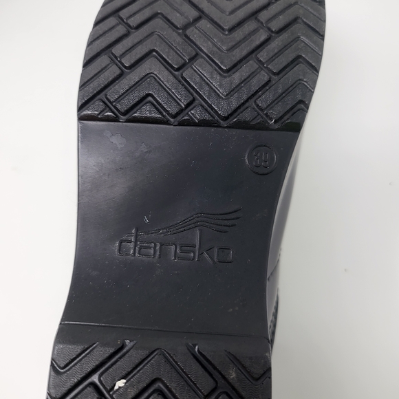 Dansko Shiny Black Clogs - Picture 8 of 8